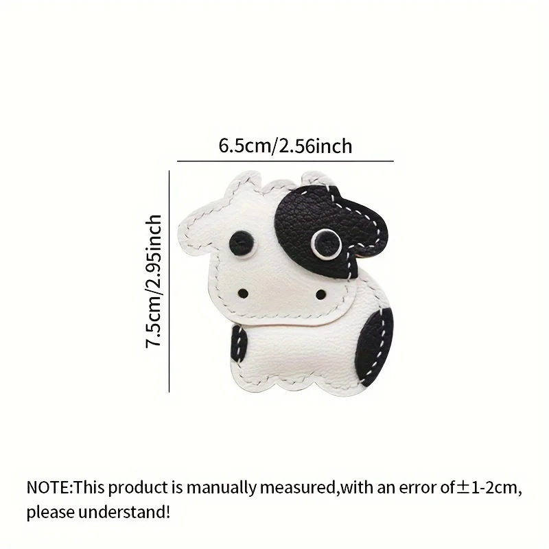 7pcs/set Cute Cartoon Cow Acrylic Template DIY Leather Hanging Ornament Pendant Stencil Tools Supplies for Accessories Making - view 4
