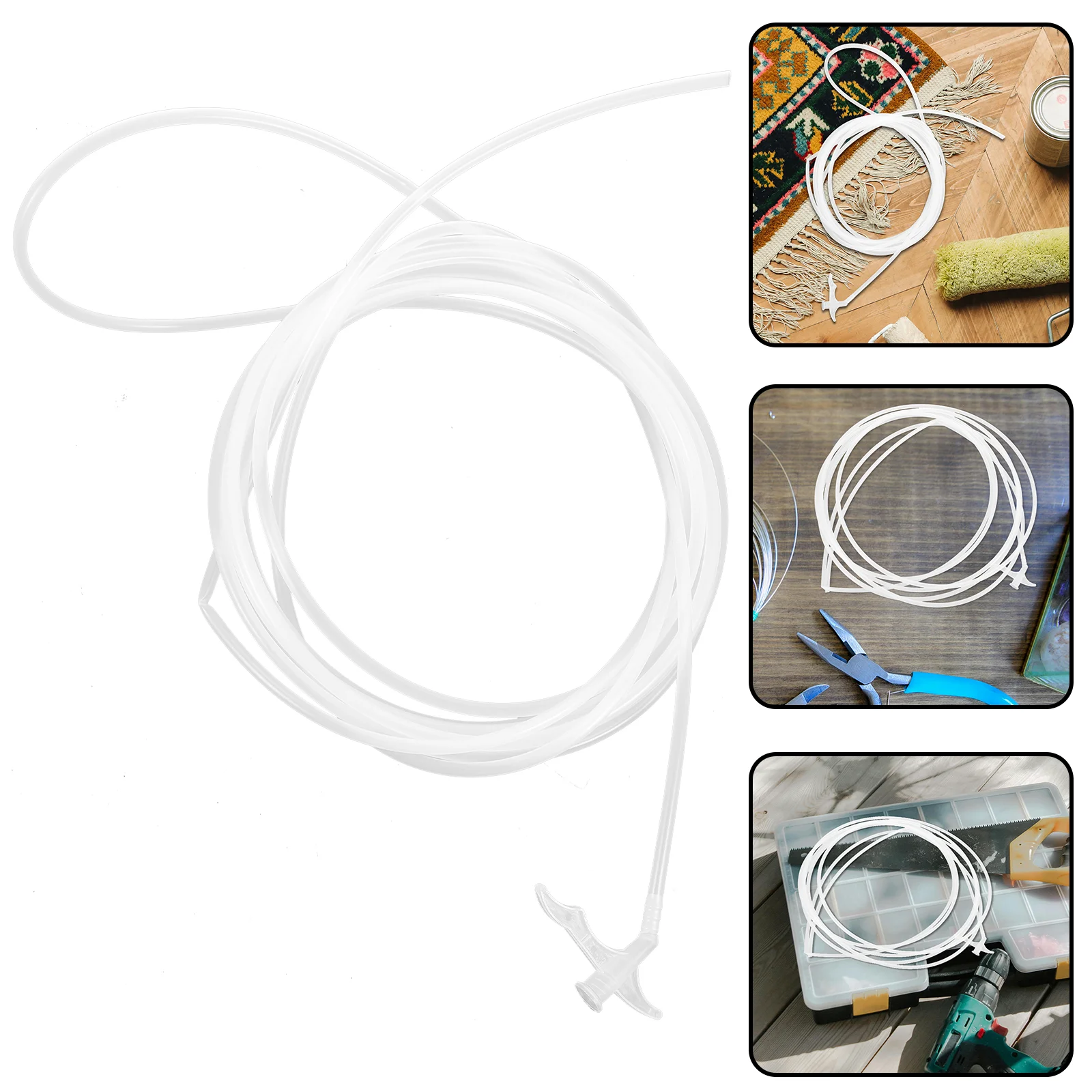 

5 Meter Foam Tube Extension Epoxy Mixing Nozzle Spray Foam Replacement Tube Epoxy Applicator Tool Foam Sealant Dispenser