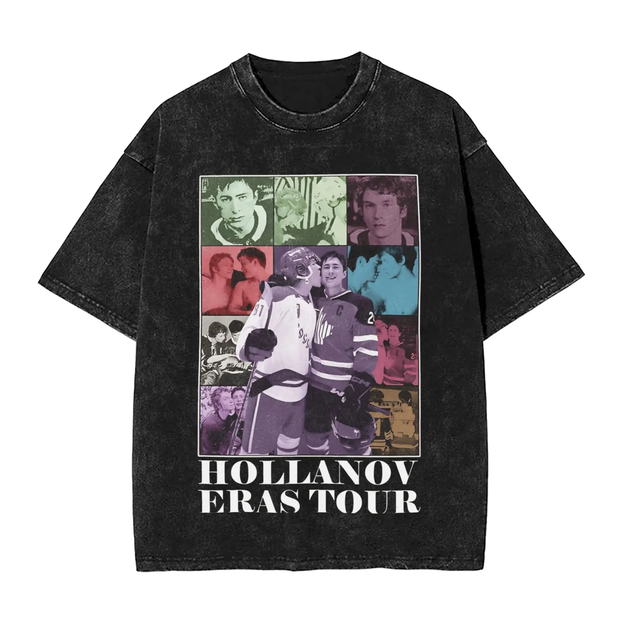 

Heated Rivalry Luxury Fashion Washed T-shirt Heating Update Ice Hockey T-shirt Men's T-shirt Cotton Washed Oversized T-shirt