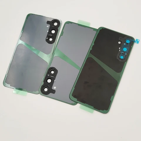 Корпус задней двери для Samsung S24 S921 S24 Plus S926, задняя стеклянная крышка батарейного отсека, запасные части для Galaxy S24Plus S24+ S24