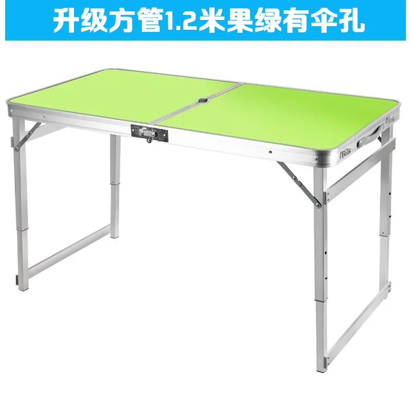 Multi-purpose folding table outdoor aluminum alloy portable stall table home decoration building materials exhibition table