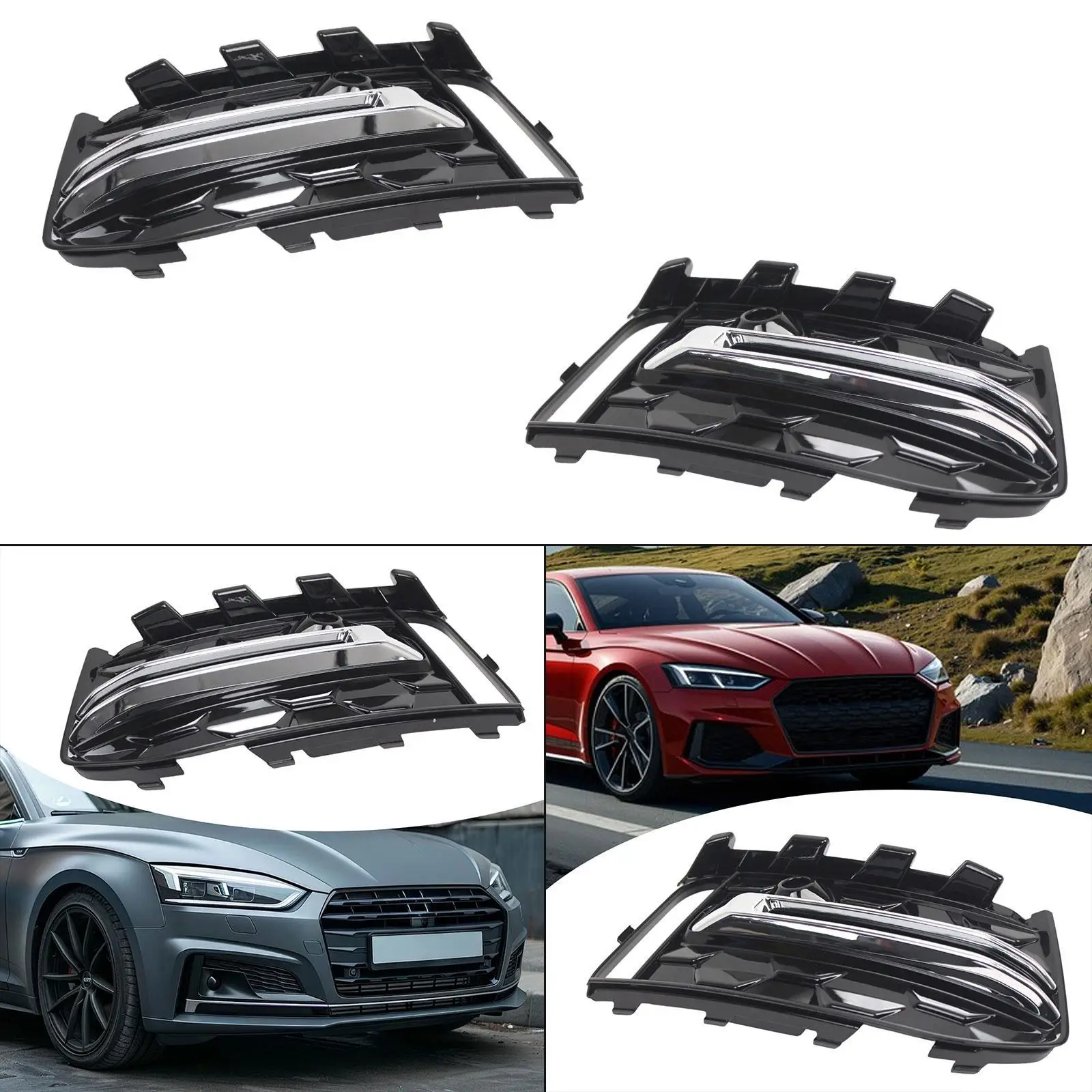 

Передняя крышка противотуманной фары автомобиля, замена, простая установка, запасная сборка, решетка передней противотуманной фары для S6 S-line