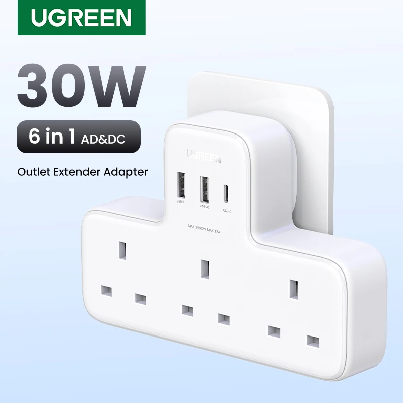 Ugreen Uk Plug Powe… - image