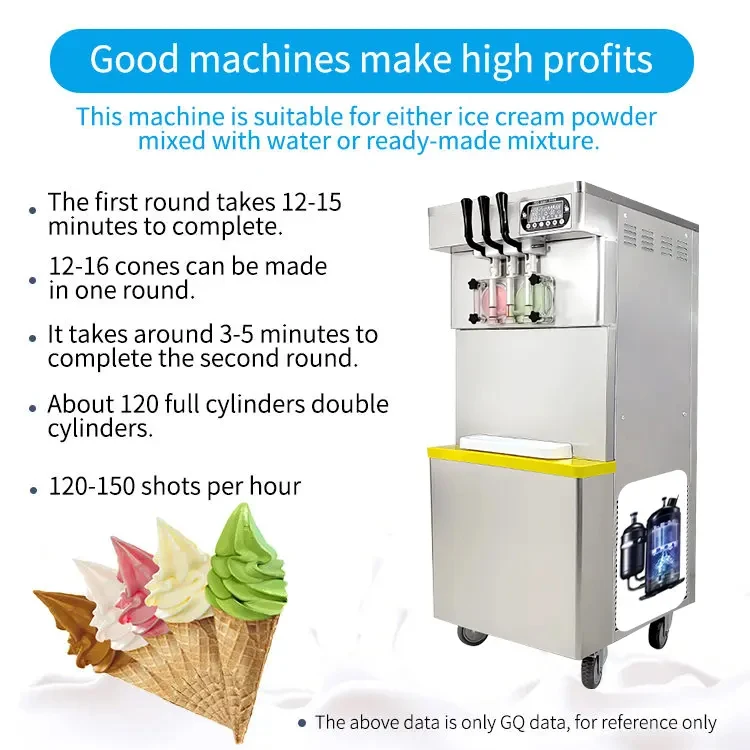 homemade ice cream machine ice cream machine Italian Soft serve Commercial Mini Suave Ice Cream Maker Machine