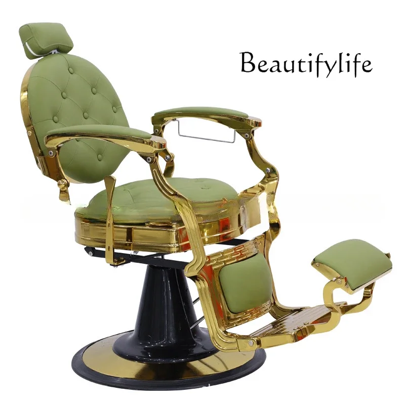 

Hair chair, oily head, men's barber shop chair, barber shop special chair, reclining shaving and hair cutting chair
