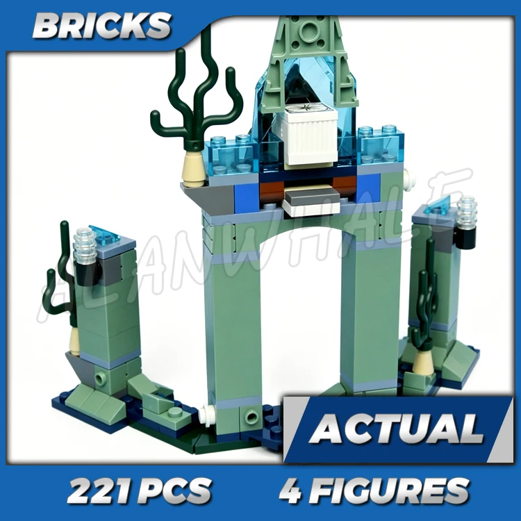 221pcs Super Fighter Battle of Atlantis Aqua Underwater City 10841 Building Kits toy Compatible With Bricks