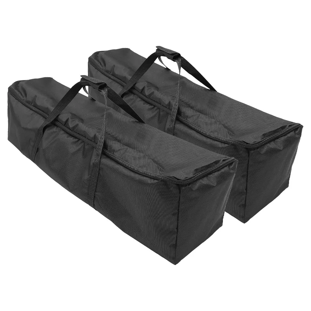 

2 Pcs Photography Equipment Storage Bag Pouch Double Zipper Oxford Cloth Fabric Tripod Carrying