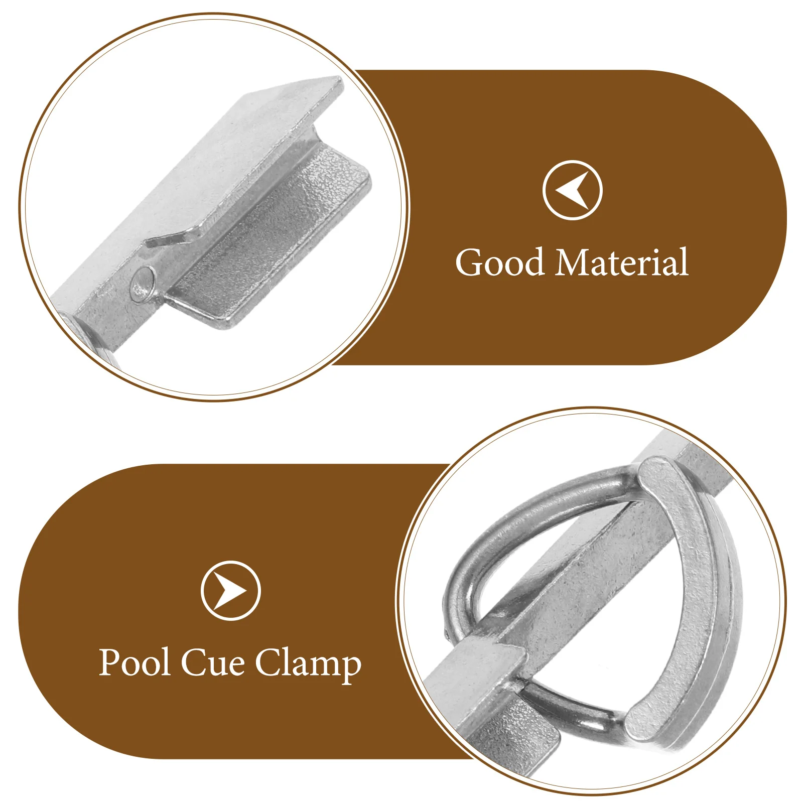 

Skin Head Pressing Tool Billiard Stick Tip Clamp Cue Pool Repair Aluminum Clamps
