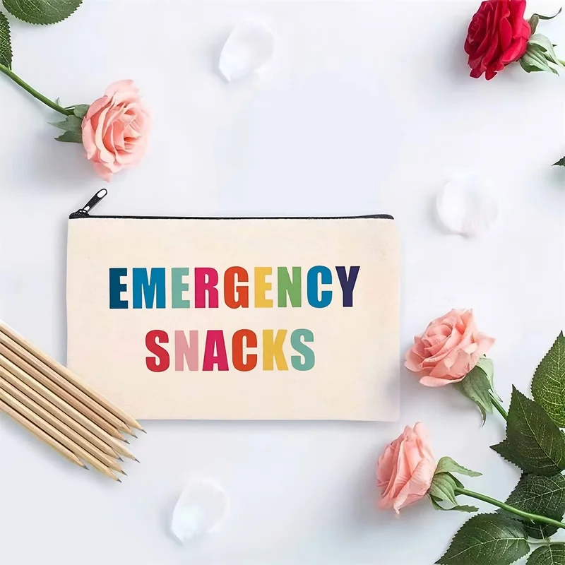 Minimalist style makeup bag、Emergency Candy Bag，Snack bag、Multi-purpose travel bag、Reusable storage bag，Travel supplies、Travel S