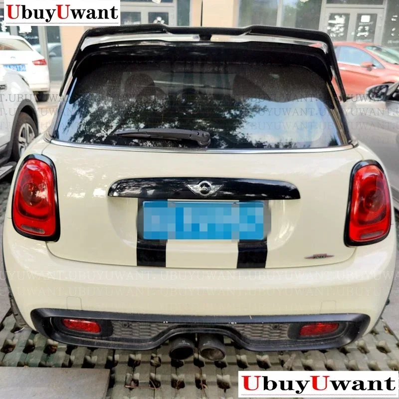 

For F56 Mini Cooper S DAG Style Carbon Fiber Rear Trunk Wing Roof Spoiler 2PCS Replacement Car Accessories