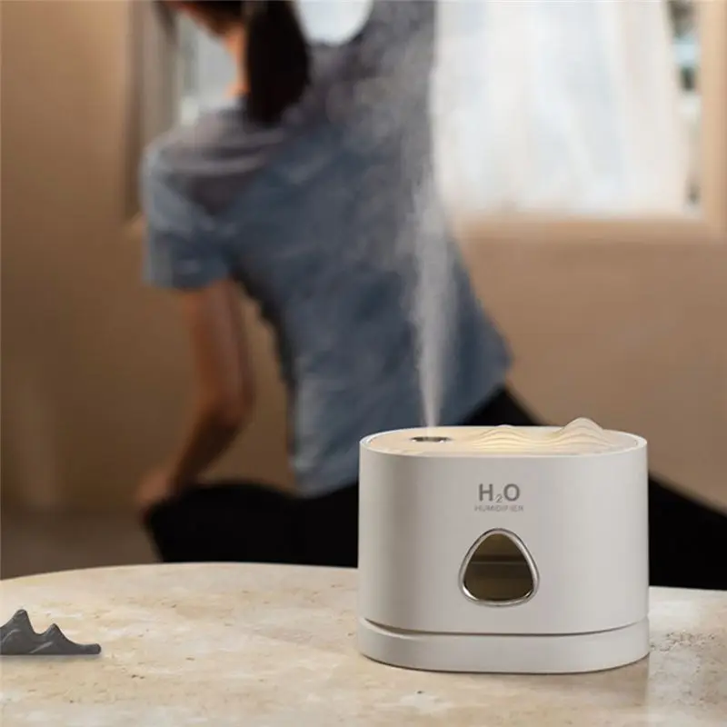 A56T-Portable Mini Aroma Diffuser USB Air Humidifier Essential Oil Night Light Cold Mist Maker Sprayer For Home Gift