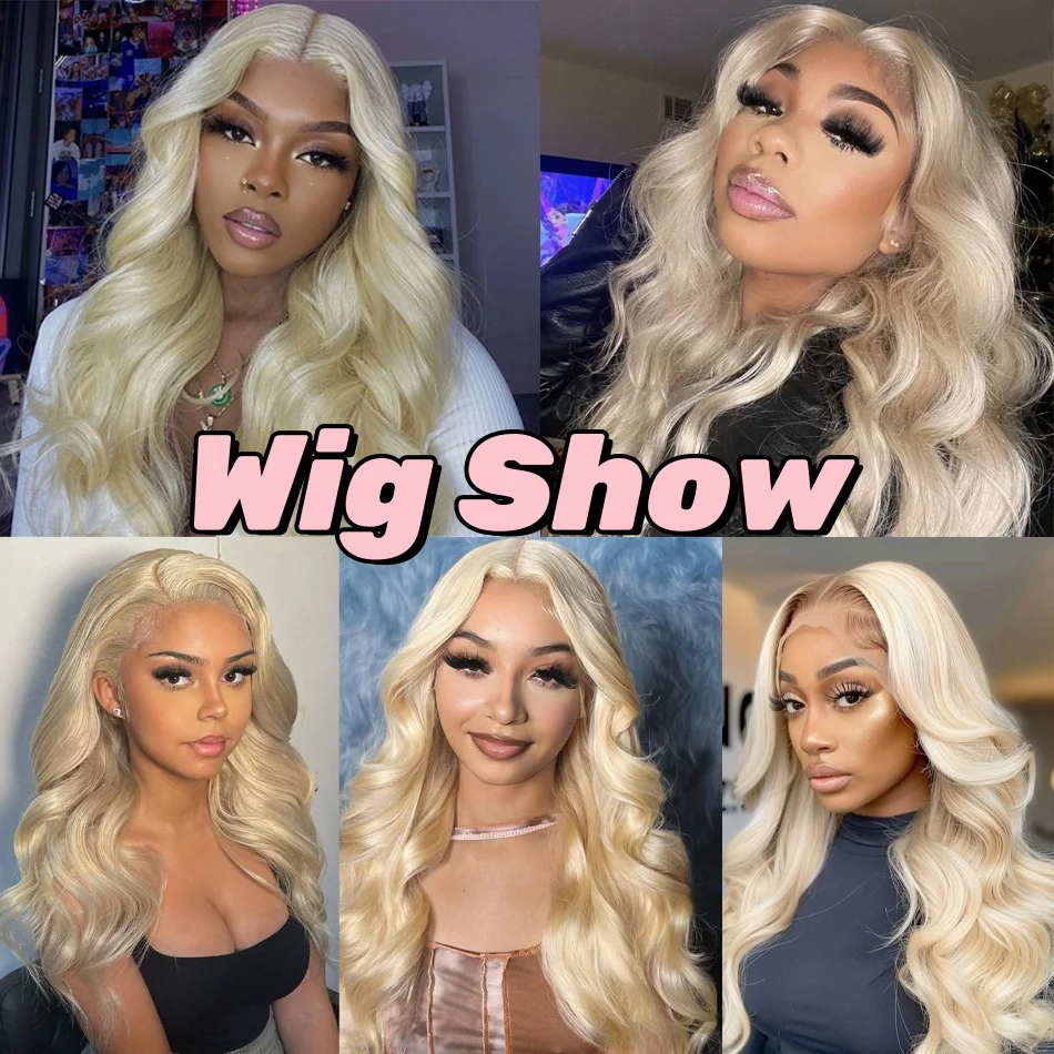 200 Density 30 38 Inch 613 Honey Blonde Color Wig Transparent Body Wave 13x6 Frontal Human Hair For Women 13x4 Lace Front Wigs