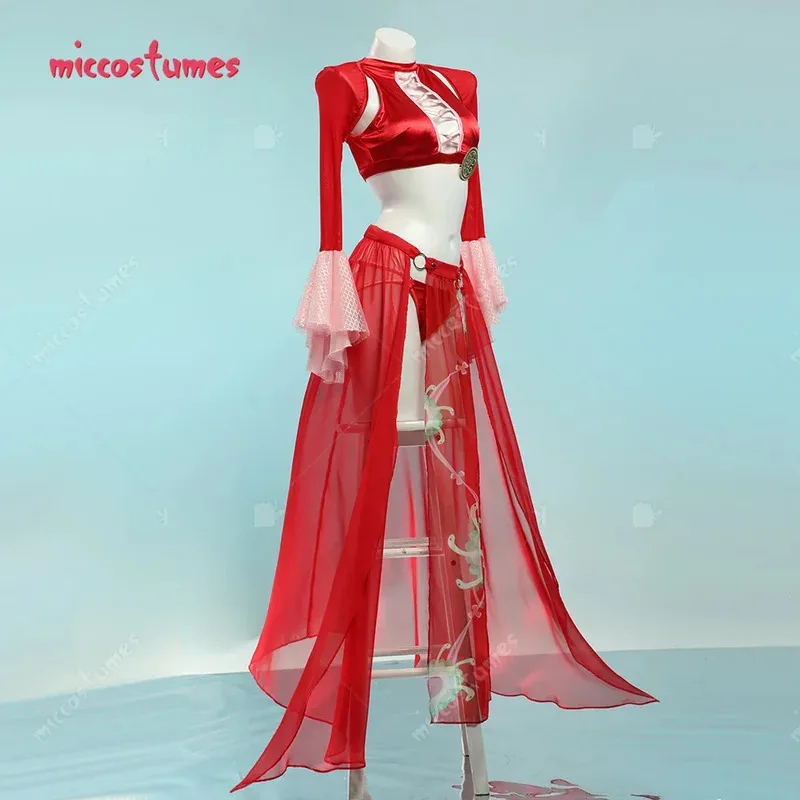 25COSPrincess Snake Derivative Sexy Swimsuit Halter Hollow Top and Bottoms Bathing Suit with Cover-up and Chiffon Skirt