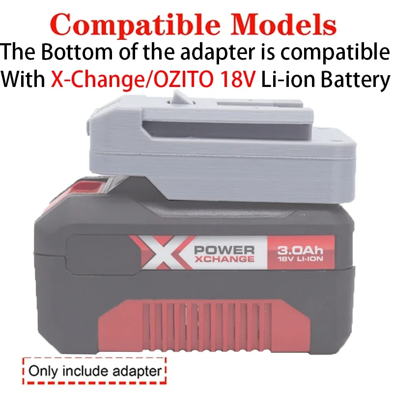 Battery Adapter/Converter for Bosch 18V Li-ion tools to Einhell/X-Change/Ozito 18V Li-ion battery adapter power tool accessories