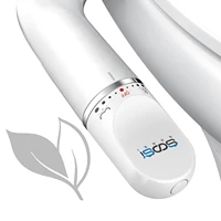 SOOSI asiento de inodoro accesorio de bidé boquilla doble ultrafina presión de agua ajustable pulverizador de culo no eléctrico