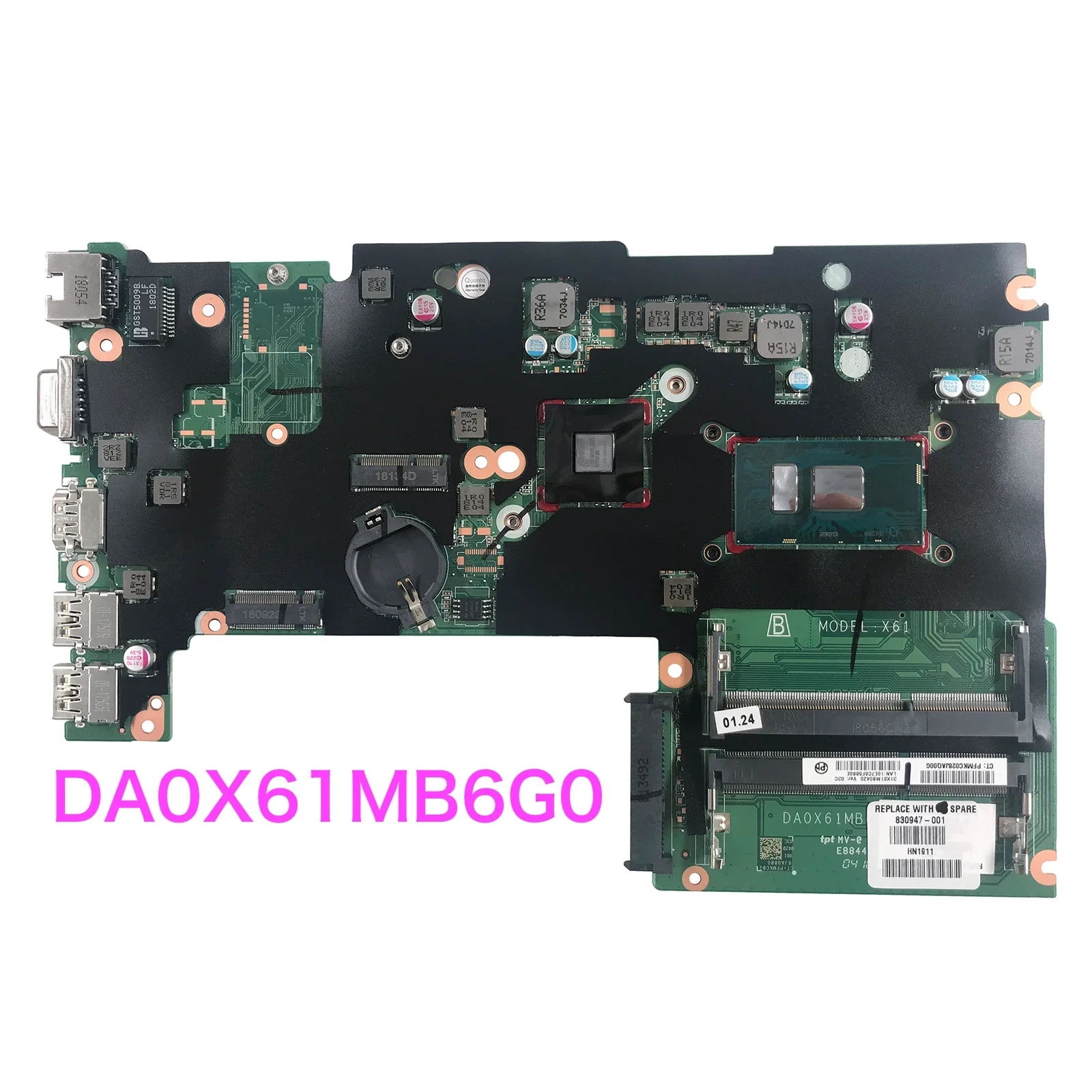 

Подходит для материнской платы ноутбука HP ProBook 430 440 G3 DA0X61MB6G0 830947 -001 830947 -601 Материнская плата, 100% протестирована, ОК, полностью работает