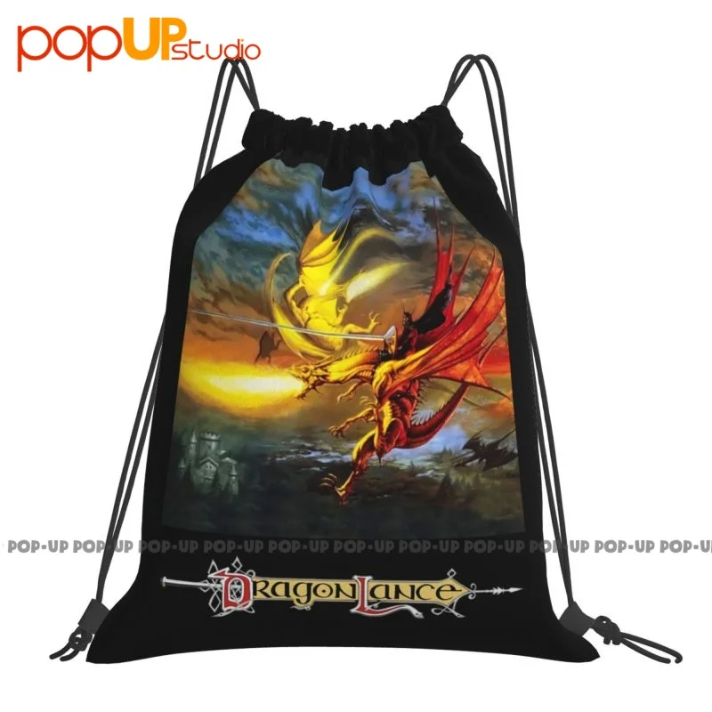 Dragonlance Legend Of Huma Drawstring Bags Gym Bag Fashion Storage Bag