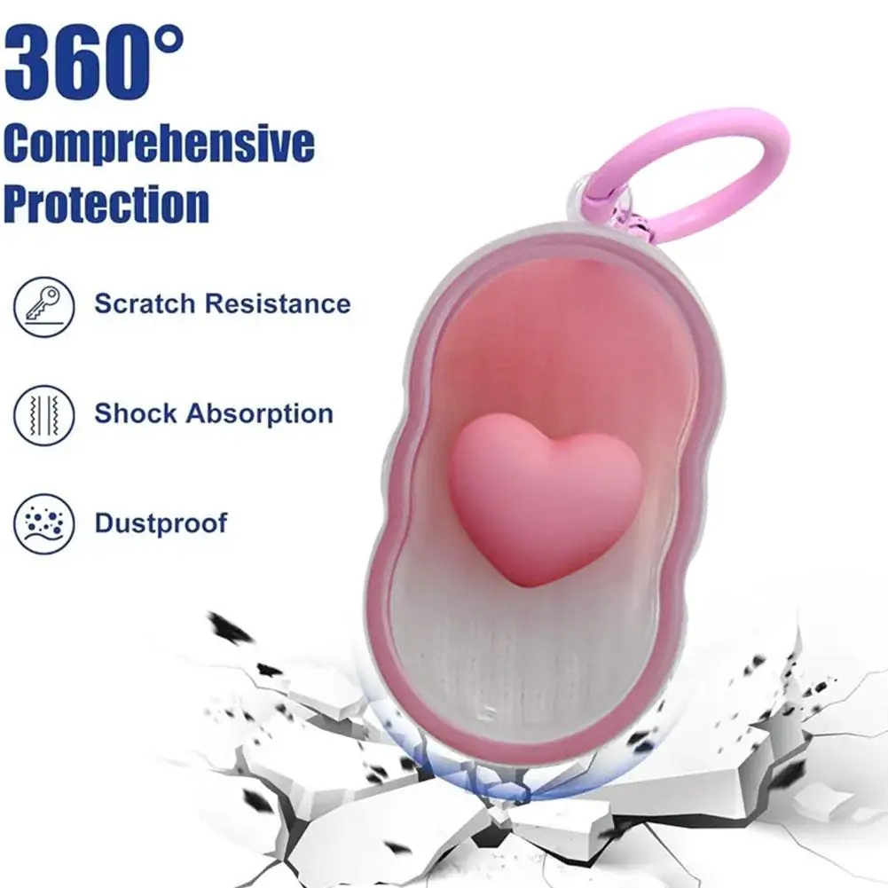 Suitable For Samsung SmartTag2 Tracker Protective Case Anti Loss Device Second-generation Protective Cover TPU Patch Heart