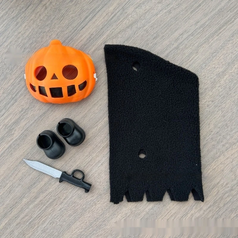 Nuova maschera di Halloween transfrontaliera Maschera di Halloween horror Labu Set personalizzato di oggetti di scena in plastica