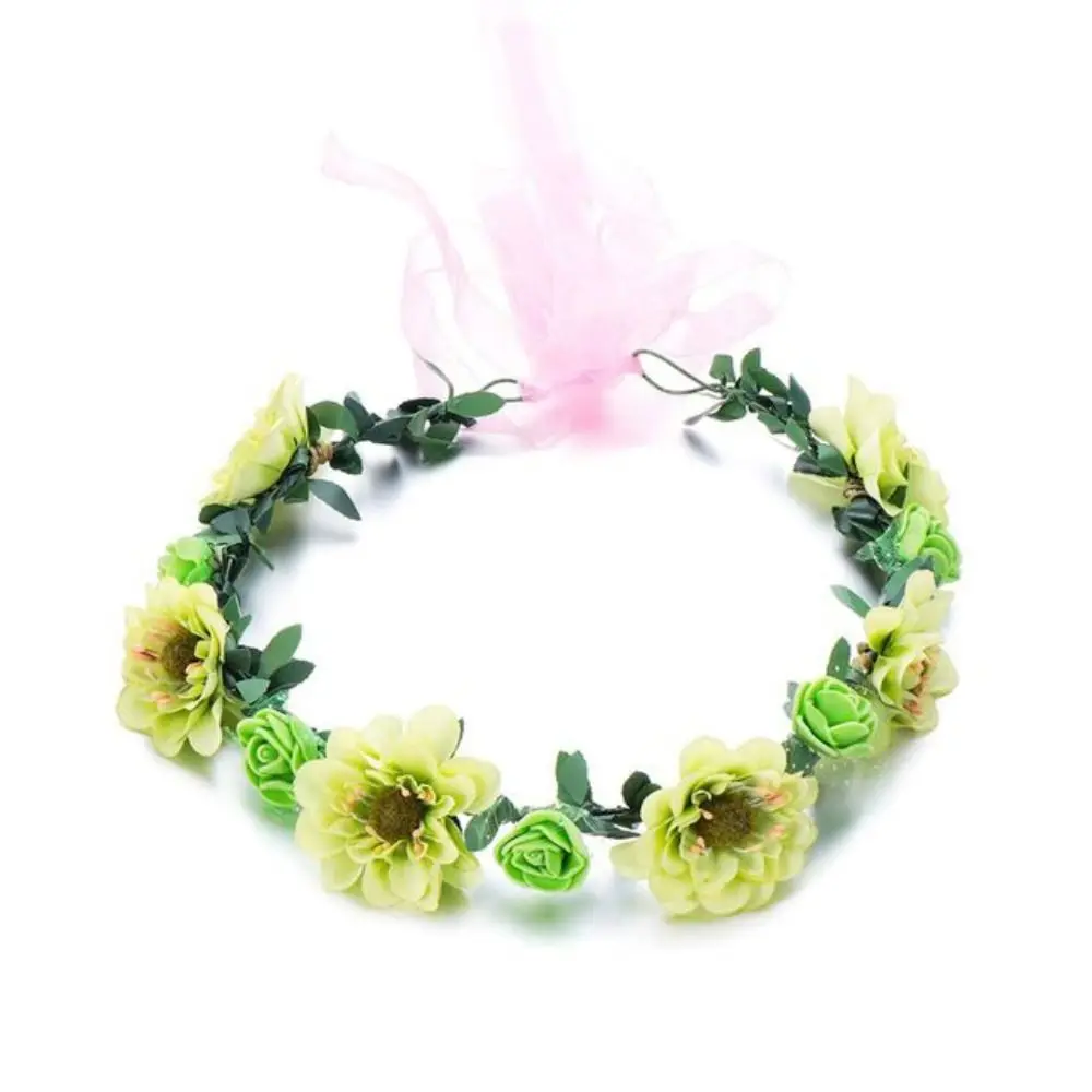 

Headband New Hair Hoop Fashion Headdress Bride Wedding Women Headwear Floral Tiara Headband Flower Crowns Headband Rose Flower