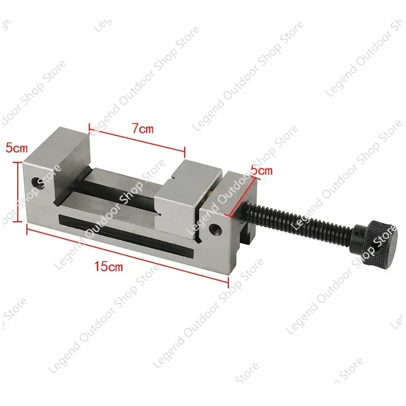 

2" High Precision Machine Vise HRC48-52 Machine Vise Clamp Table Fixture For Surface Grinding Milling EDM Machine