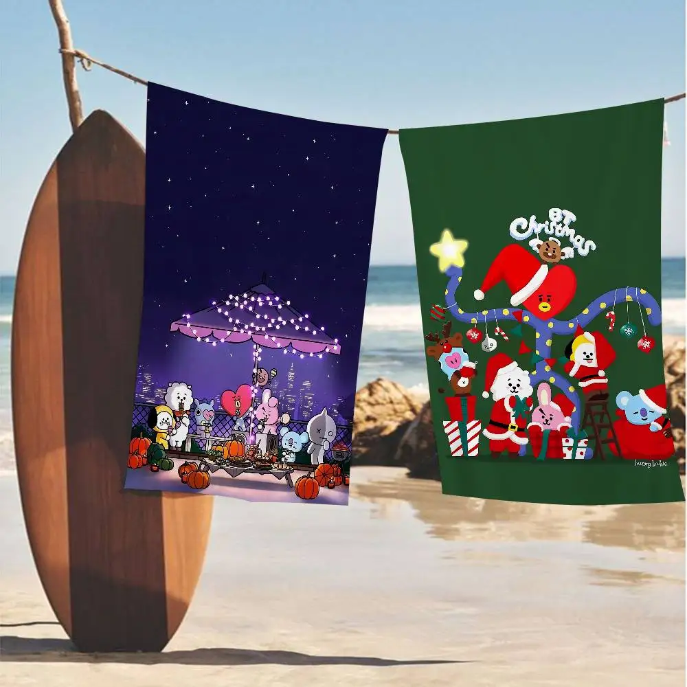 BT-and-21s Anime Big Microfiber Beach Towels Quick Dry Towel Sand Beach Towels Pool Towel for Travel Swim Pool Yoga