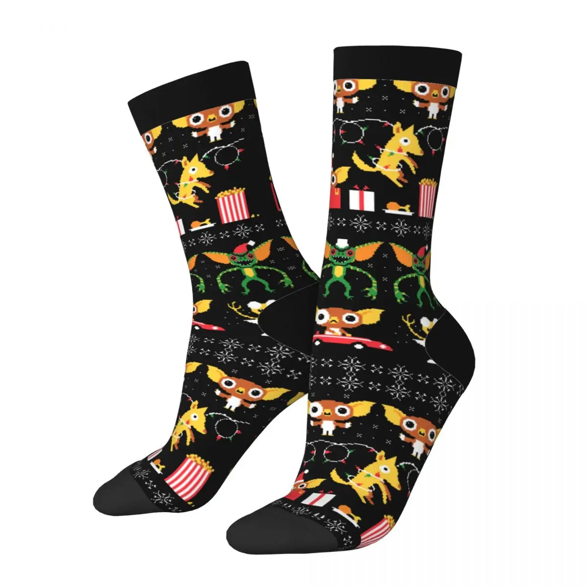 Gizmo Monster 80s Horror Movie Socks Men's Women's Polyester Casual Gremlinn Socks Novelty Spring Winter Middle Tube Socks Gift