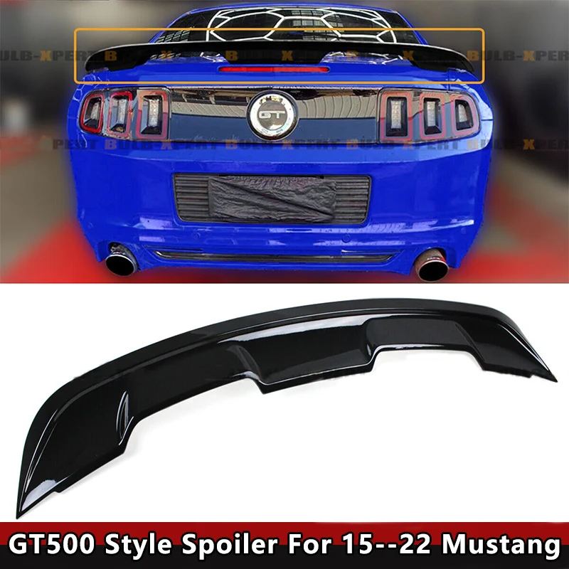 

For Ford Mustang GT500 spoiler 2015 2016 2017 2018 2019 High hardness and quality carbon fiber trunk wing spoiler Accessories