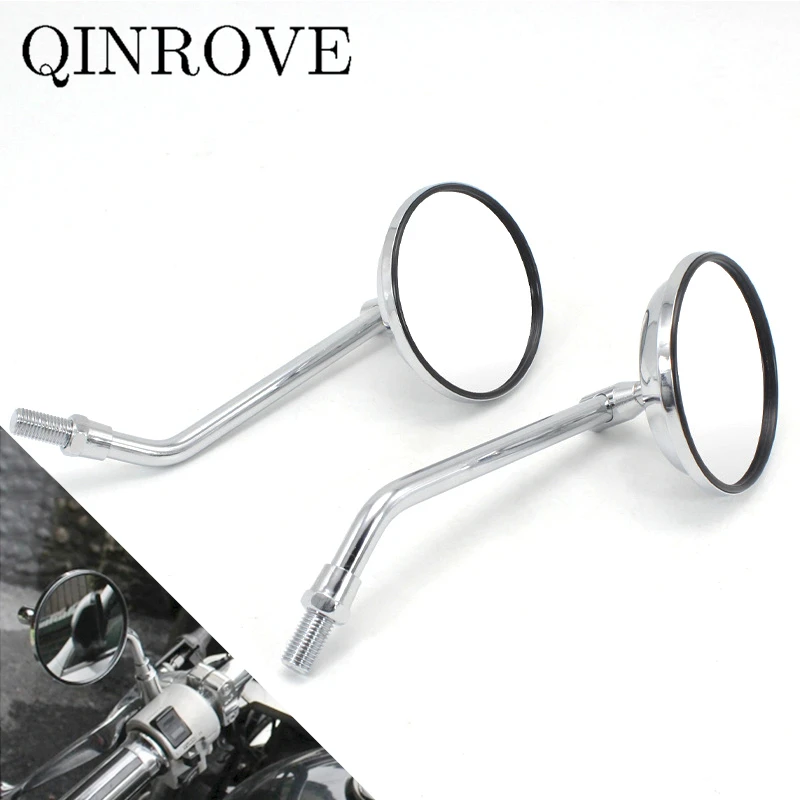 

Зеркало заднего вида для мотоцикла, ретро, круглые, маленькие, боковые, выпуклые зеркала, универсальные для KTM DUKE 790 1290 SuperDukeR Vespa MP3 LX150 GT60