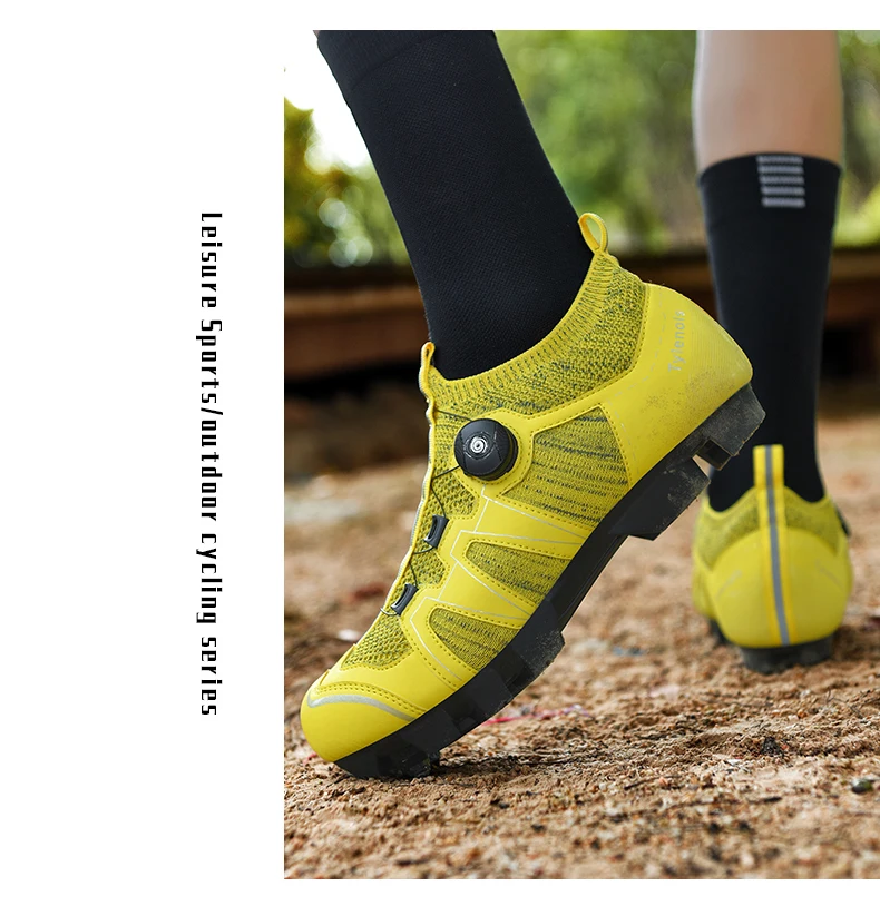 Männer MTB Radfahren Schuhe Atmungsaktive Stollen Rennrad Schuhe Racing Geschwindigkeit Turnschuhe Frauen Mountainbike Schuhe für Shimano SPD SL – Detail 23