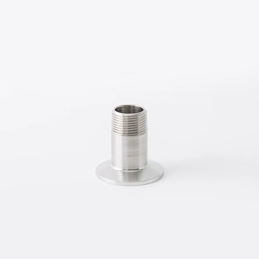 

4pcs Stainless Steel Sanitary Fittings Corrosion Resistant Home Brew Connectors Npt Thread Hose Barb Adapters For Wet