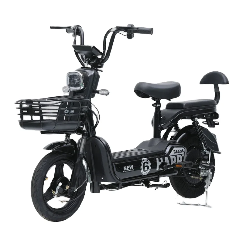 Wholesale 350W Rear Hub Motor Electric Bicycle Quality Portable Scooter 48V 3-Speed Steel 2-Seater Adult City Bike Lead Acid