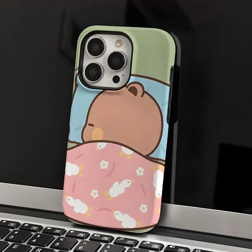 

Cute Bubu Dudu Phone Case Phone Case INS For IPhone 16 15 14 13 12 11 Pro Max X XR XSMax 7 8 Plus Glossy Film Hard PC Cover