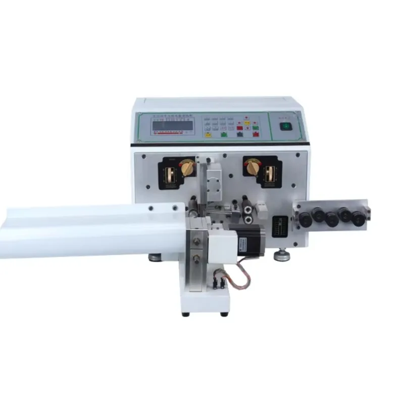 

Automatic Patch Cord Cable Wire Cutting Stripping Twisting Machine