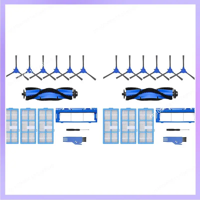 N83R 2 مجموعة استبدال أجزاء فرشاة رئيسية فرش جانبية تصفية ل Kyvol Cybovac E20 E30 E31 مكنسة كهربائية روبوت الملحقات