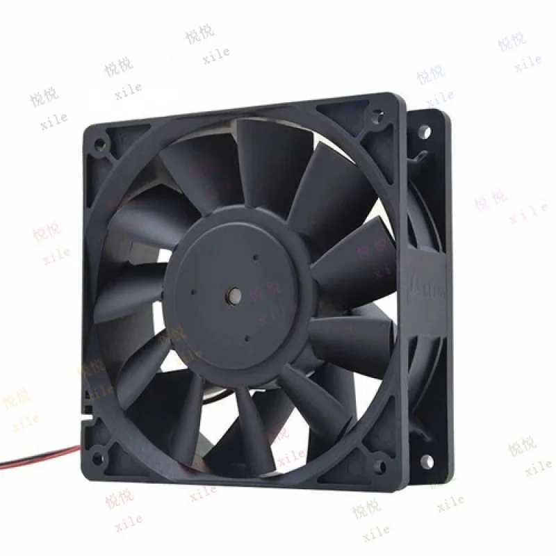L+ for M DZ12038B24UR DC24V 2.0A 12CM 2-Wire Ball Inverter Cooling Fan