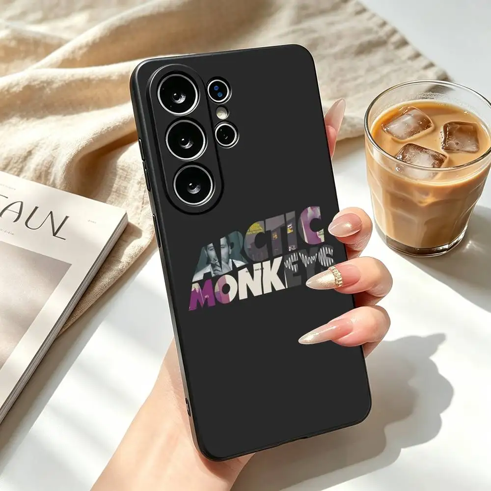 Arctic M-Monkeys Trending Band Phone Case For Samsung S26,S25,S24,S23,S22,S21,S30,Ultra,Plus,Fe,Soft Silicone Black Cover