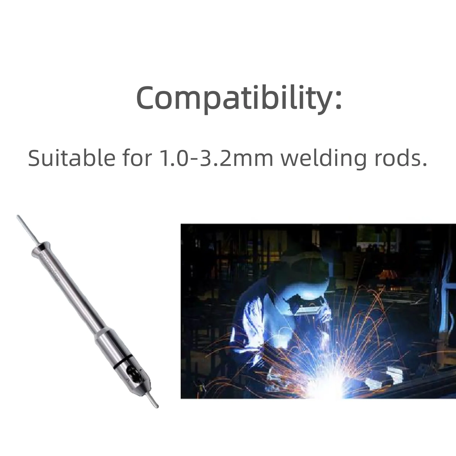 Ruimou 1 قطعة Tig لحام القلم قضيب حامل طول 133 مللي متر مناسبة ل 1.0-3.2 مللي متر آلة لحام معدات الملحقات #2