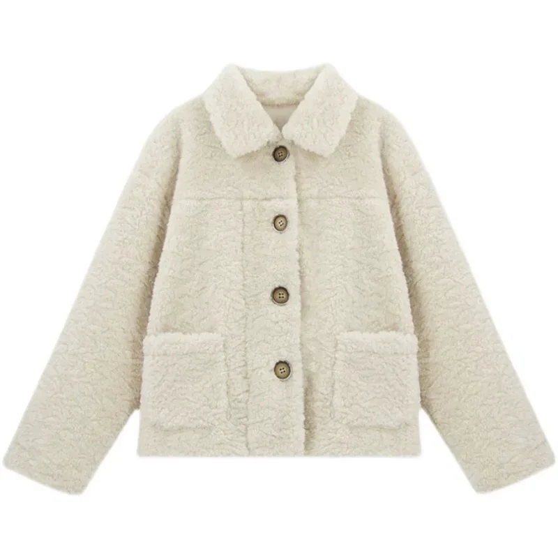 

Lamb Wool et Women Korean Climate Many Outer Right Correct Accurate Exact Precise Perfect Faultless Impeccable Vibe