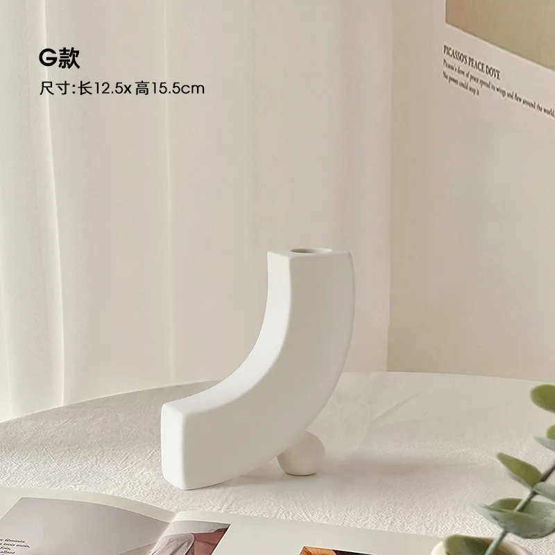 Vaso de cerâmica embrião simples, ornamento ins wabi, nicho de vento arenoso, sentido de alta qualidade, arranjo de flores para sala de estar, varanda, tv
