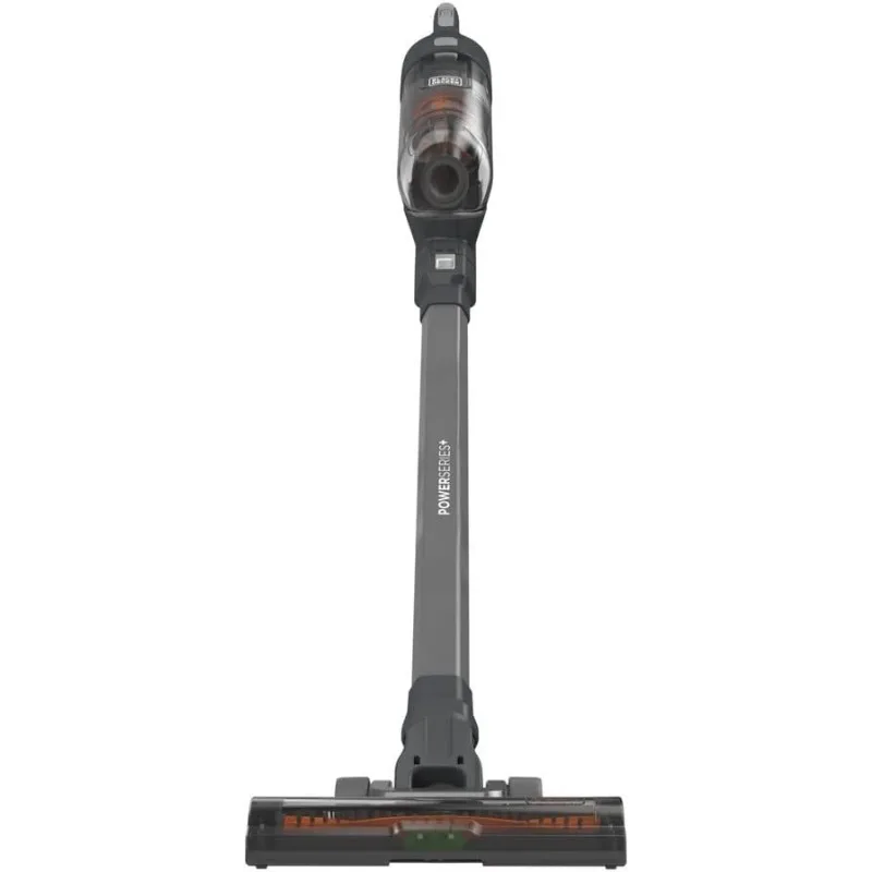 بلاك اند ديكر باور سيريز + مكنسة كهربائية لاسلكية 20 فولت ماكس مع أضواء أرضية LED، خفيفة الوزن، بطارية قابلة للإزالة (BHFEA18D1)