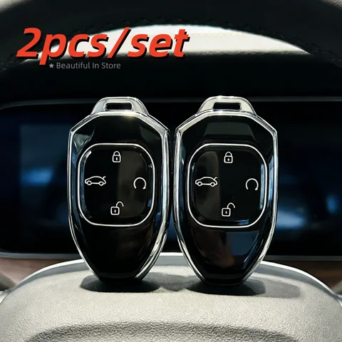 Комплект Из 2 Чехлов Для Автомобильных Ключей Из ТПУ Для Trumpchi GAC GS8 GS3 Empow J11-J16 Emzoom GS7 GM8 GS5 GA6 GM6 GN8 E9...