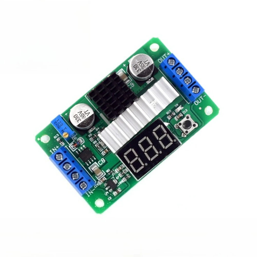 

LTC1871 Boost Module 35 30V 100W Step Up Converter with Dual Display Voltmeter Better Than LM2577 for DIY