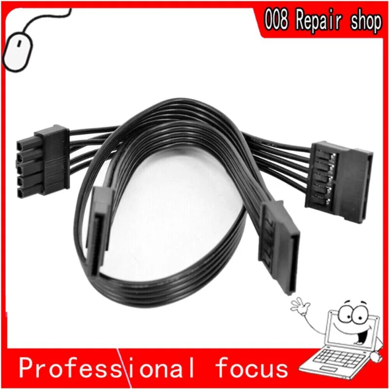 For Seasonic M12II-620 620W SS-620GM PSU 5 Pin to 3 SATA Power Cable Line 5P SKZ