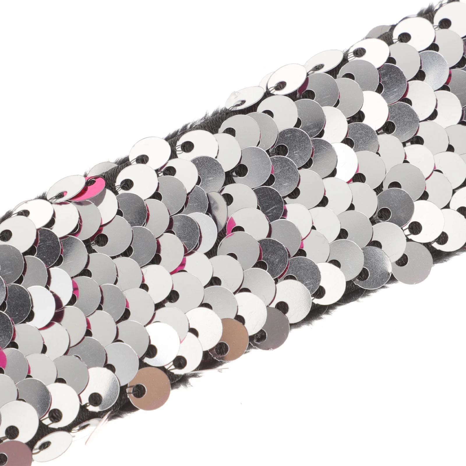 Dubbele kleuren pailletten klap armbanden rose rood zilver comfortabele kinderfeest polsband Kerstmis Nieuwjaar leuk cadeau