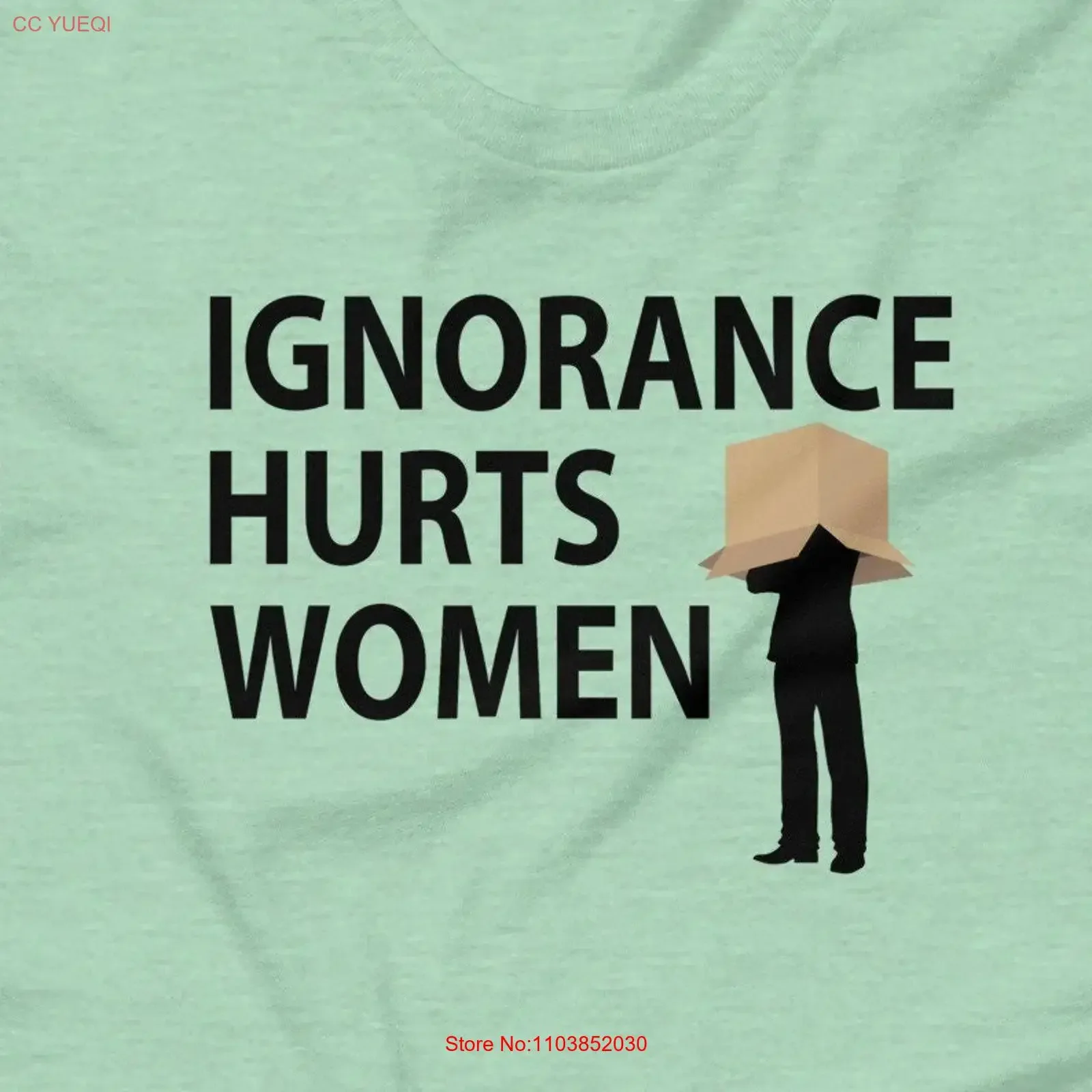 Ignorance déchaut femmes protestation t-shirt féministe droits reproductifs femme mars vintage lavé décontracté respirant homme