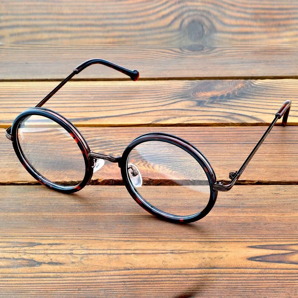 

Clara Vida Tortoise Round Readers Women Anti-Slip Nose Vintage Study Reading Glasses Men+1 +1.5 +2 +2.5 +3 +3.5 +4