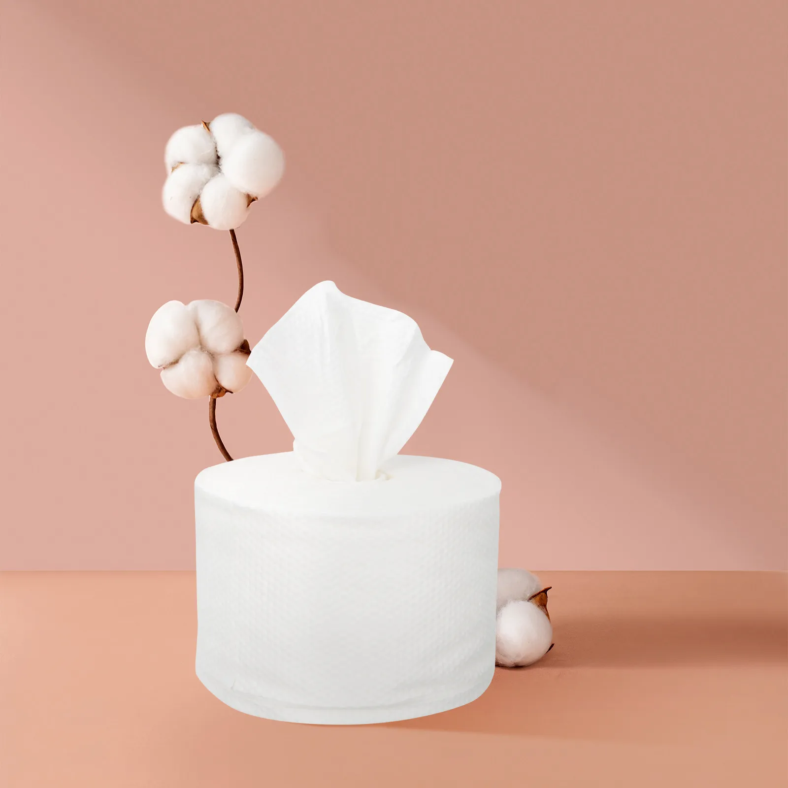 

1 рулон ультрамягких одноразовых салфеток для лица, похожих на хлопок, для снятия макияжа, сухого и влажного использования, портативные, для лица, рук и тела