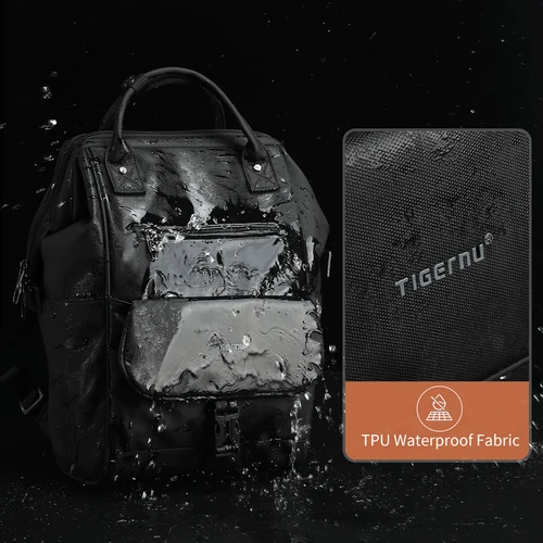 Imagen 2 del producto Mochilas Tigernu para mujer, mochilas para ordenador portátil de 14 y 15 pulgadas, bolso de viaje ligero para mujer, mochila escolar informal para niñas