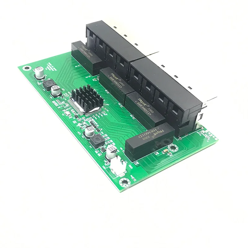 Oem RJ45 16 Port Fast Ethernet Switch Module Lan Hub Us Eu Plug 5V-12V Adapter Power supply Network Switch Moederbord